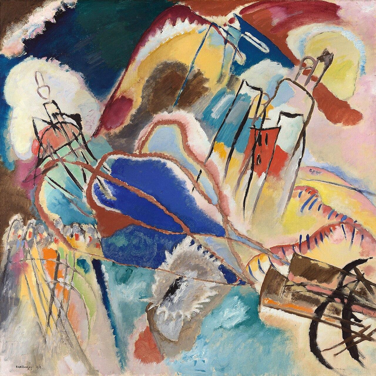 Improvisation No. 30 (Cannons) — Wassily Kandinsky, original artwork; not a product photo