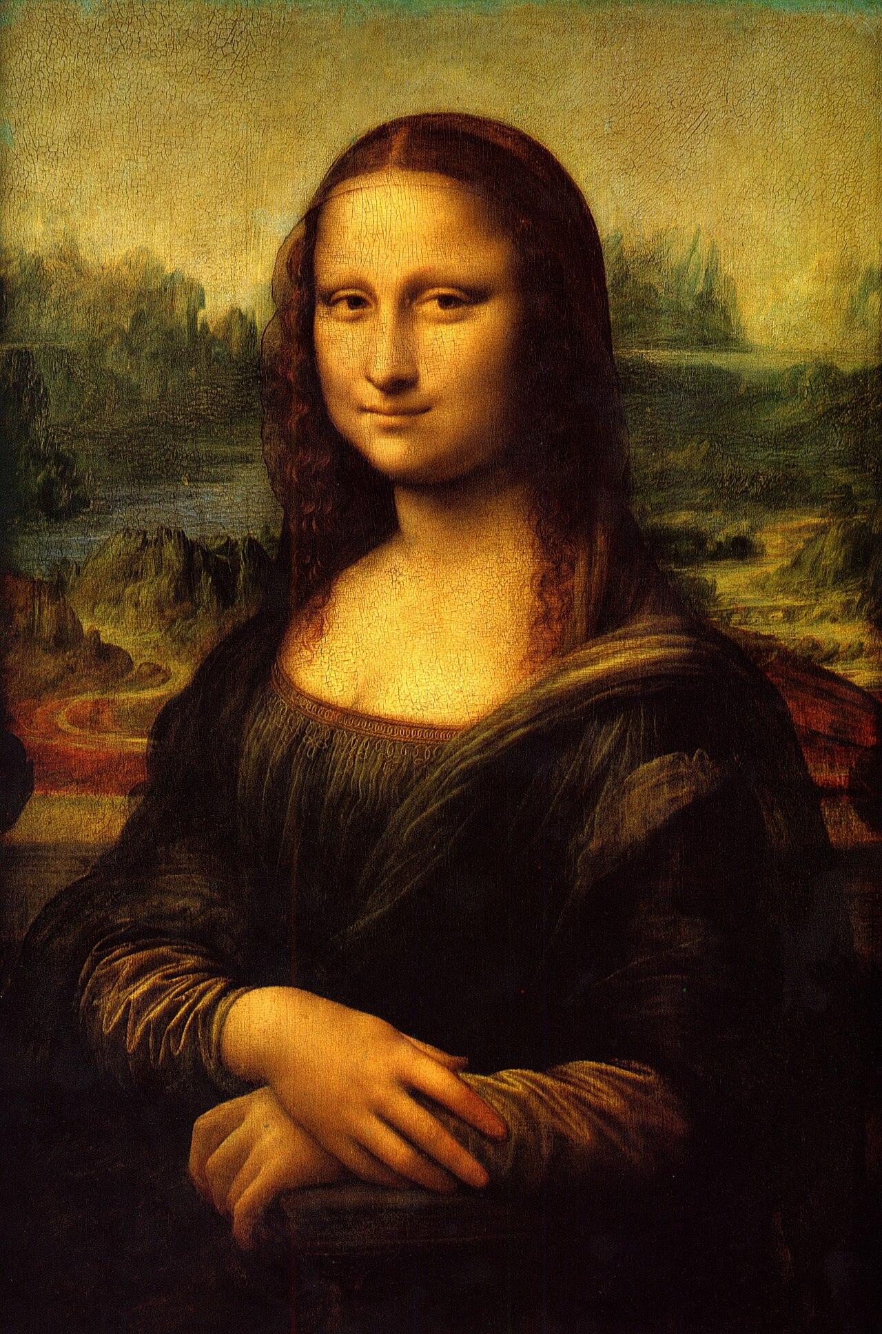 Mona Lisa — Leonardo da Vinci, original artwork; not a product photo